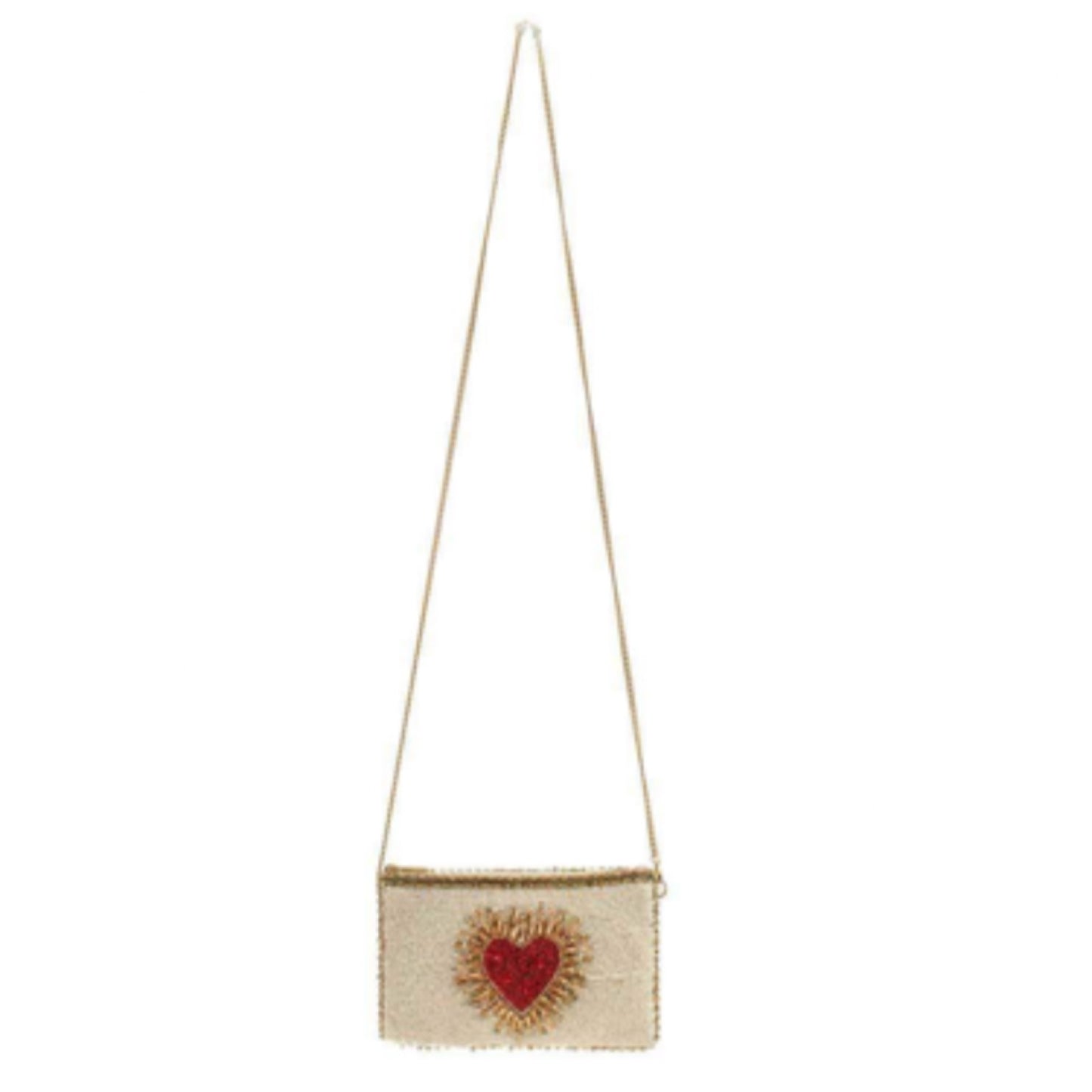 Mary Frances Heart Burst Crossbody Phone Bag Mary Frances Beaded Bag