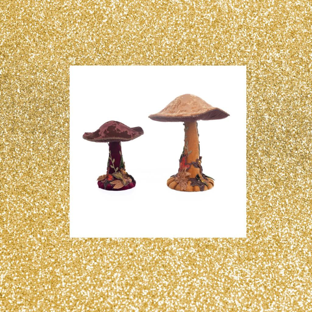 Katherine's Collection Magic Mushroom Set of 2