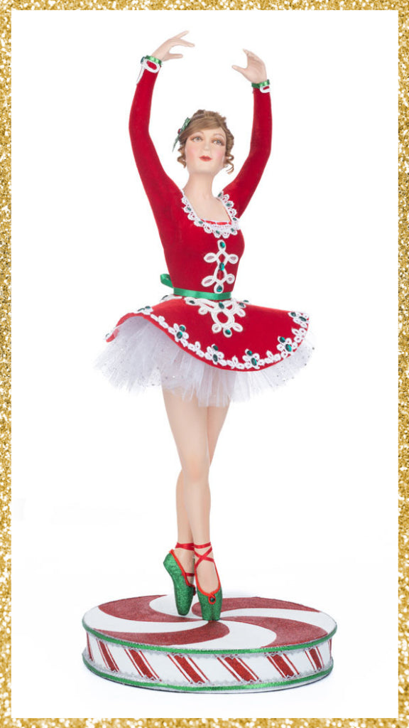 Katherine's Collection Peppermint Ballerina Tabletop