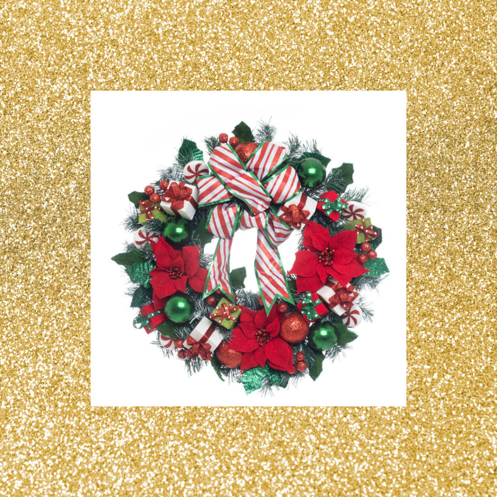 Katherine's Collection Peppermint Palace Wreath