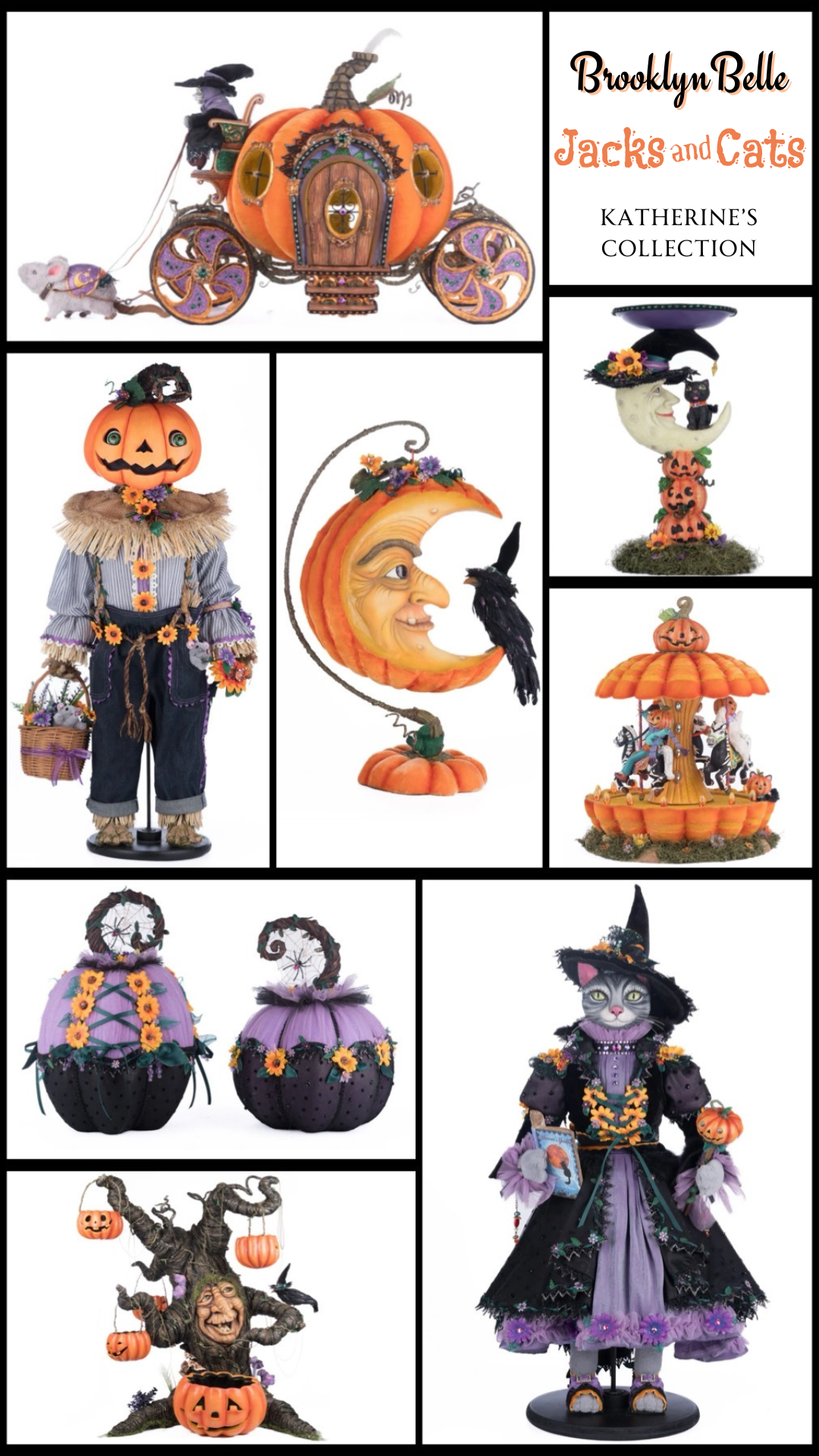 Katherine's Collection Flying Ghost With Gourd Head Katherine's Collection Halloween Flying Ghost