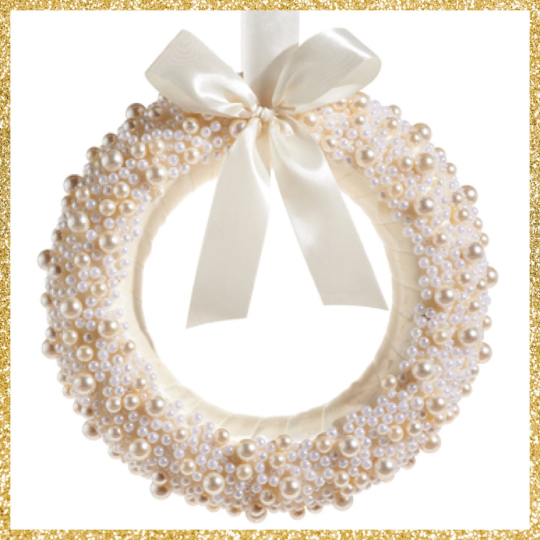 13" Pearl Wreath