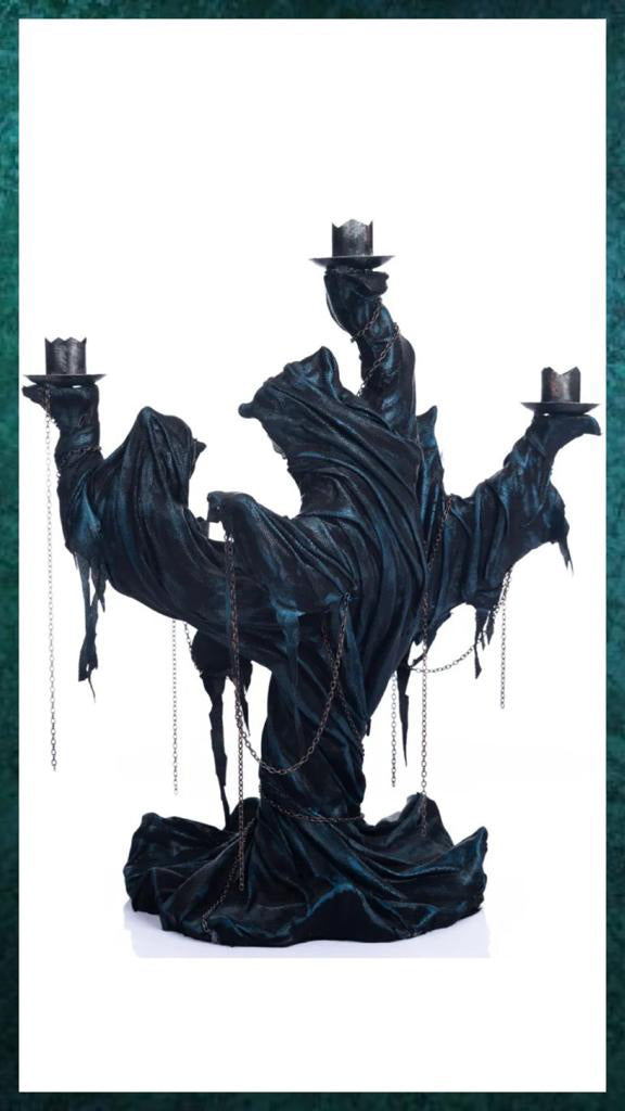 Katherine's Collection Halloween Decor Seers and Takers Thanatos Candelabra