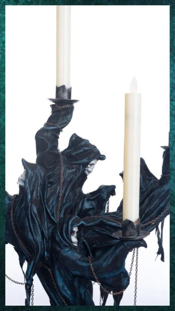 Katherine's Collection Halloween Decor Seers and Takers Thanatos Candelabra