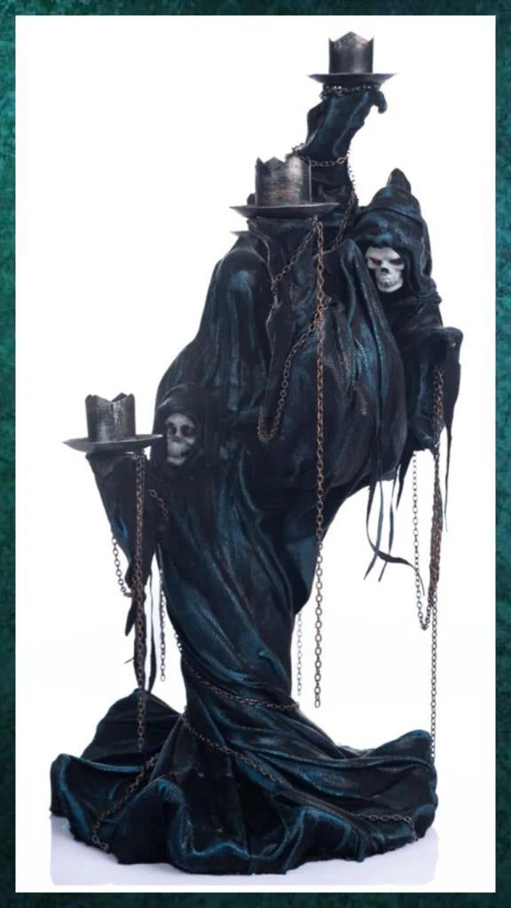 Katherine's Collection Halloween Decor Seers and Takers Thanatos Candelabra