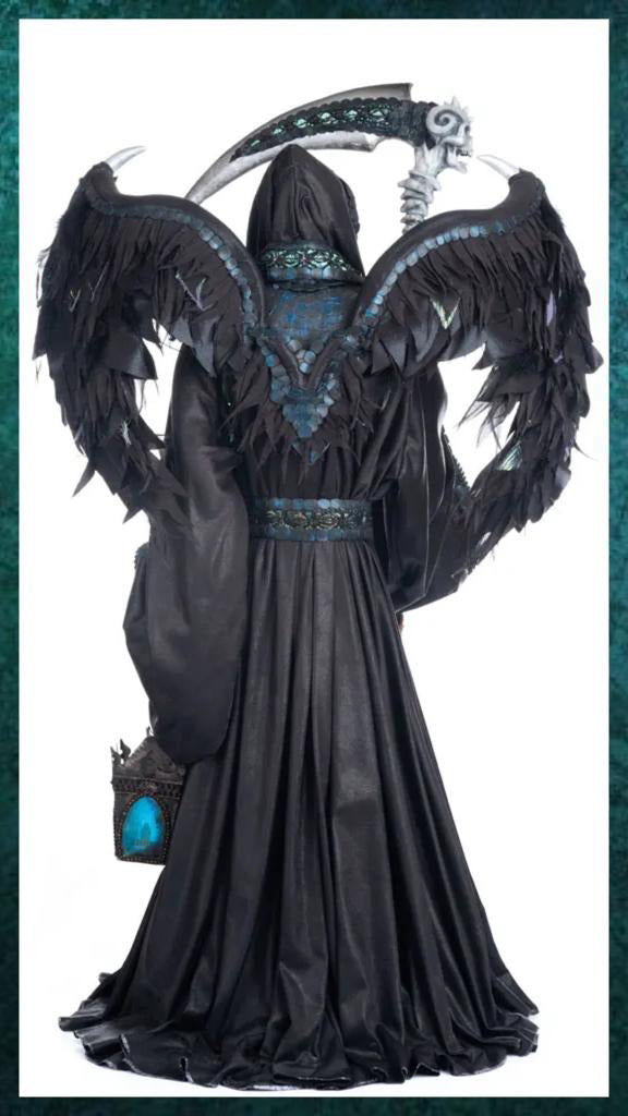 Katherine's Collection Halloween Decor Thanatos The Grim Reaper Doll 32-Inch