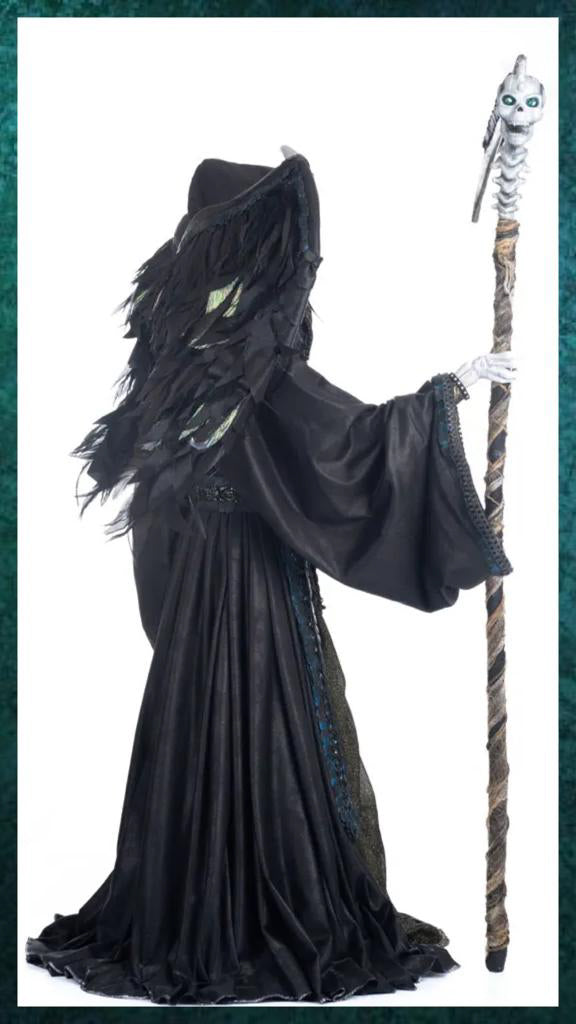 Katherine's Collection Halloween Decor Thanatos The Grim Reaper Doll 32-Inch