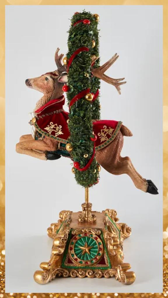 Katherine's Collection Leaping Reindeer Katherine's Collection Christmas