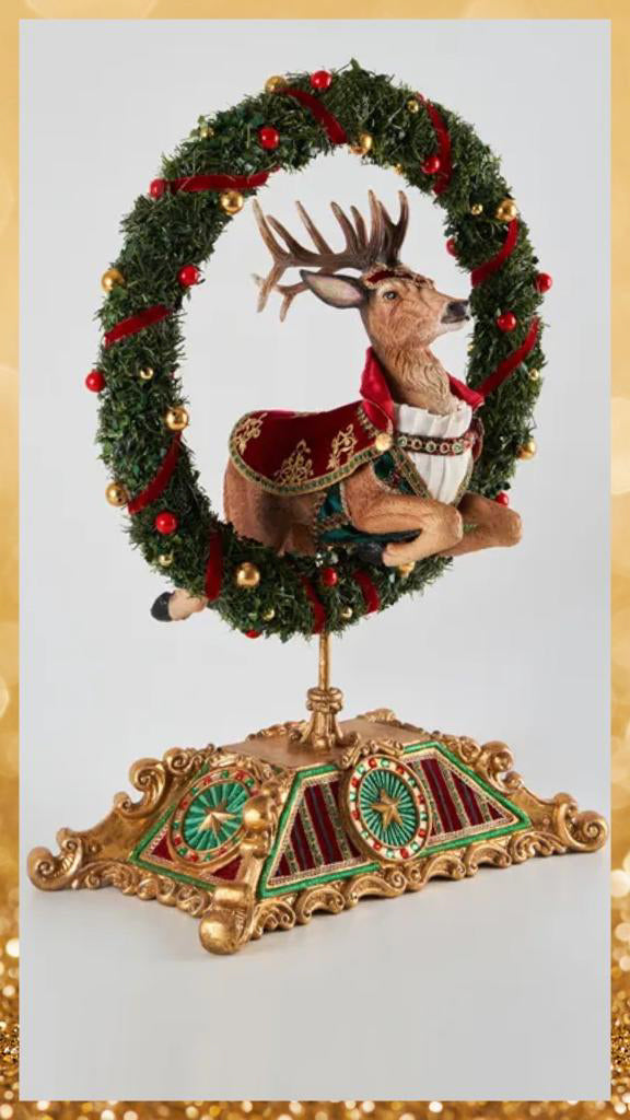 Katherine's Collection Leaping Reindeer Katherine's Collection Christmas