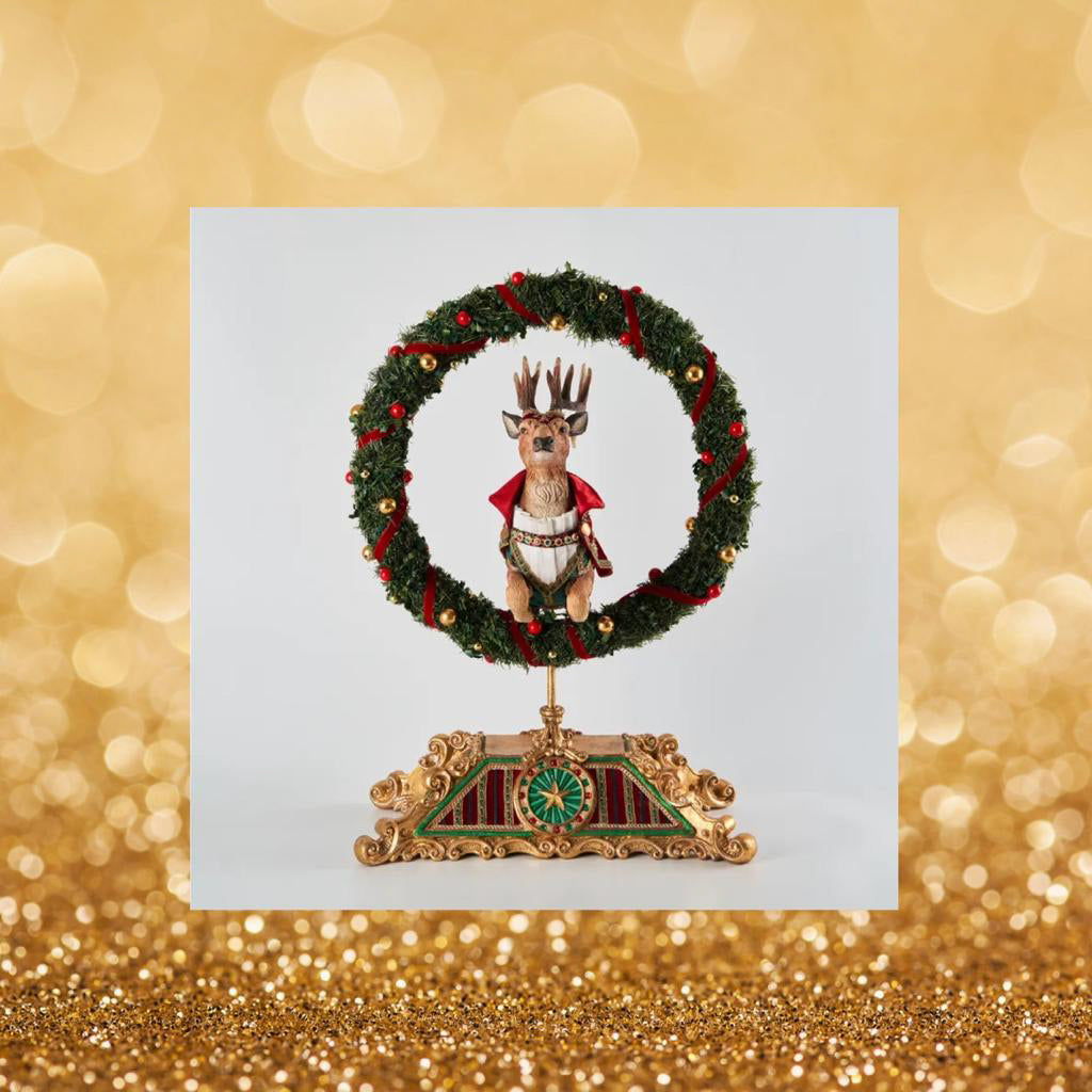 Katherine's Collection Leaping Reindeer Katherine's Collection Christmas