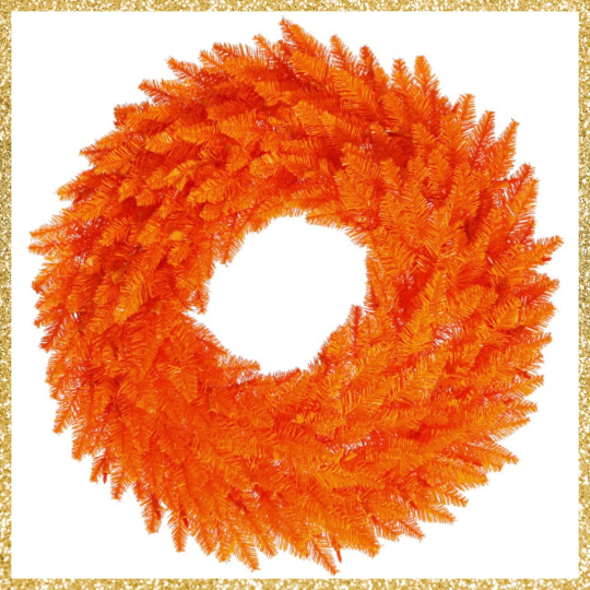 Orange Wreath Base