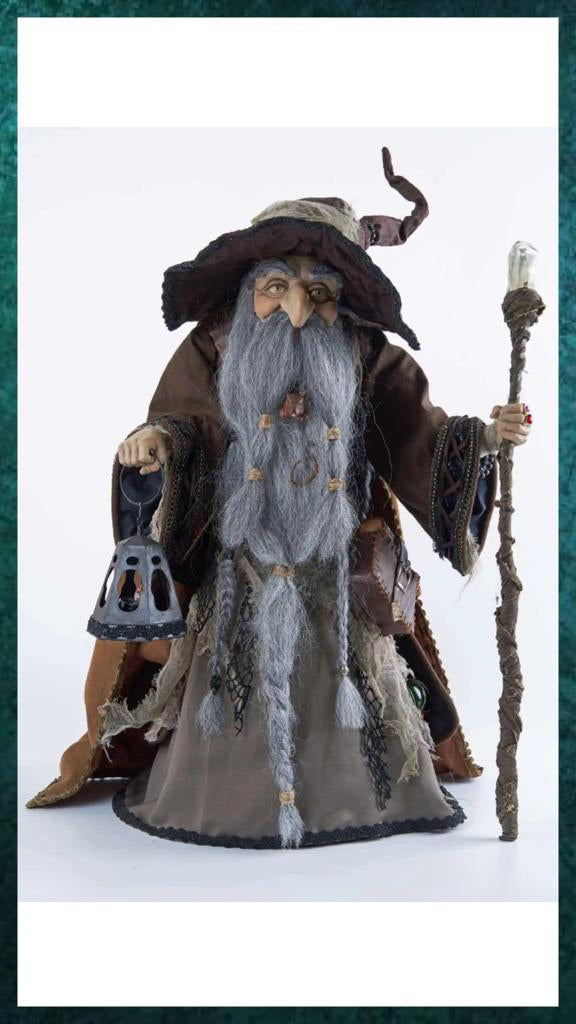 Katherine's Collection Halloween Decor Wendell Warlock Doll 24-Inch