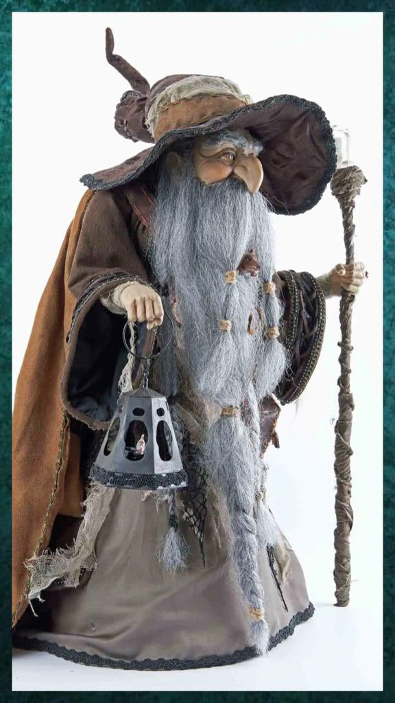 Katherine's Collection Halloween Decor Wendell Warlock Doll 24-Inch