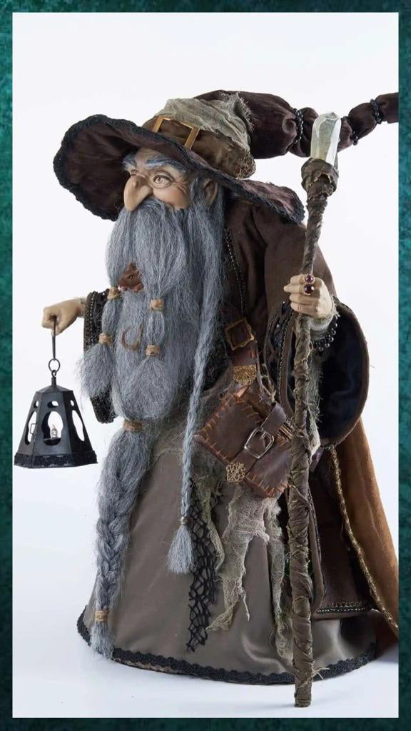 Katherine's Collection Halloween Decor Wendell Warlock Doll 24-Inch
