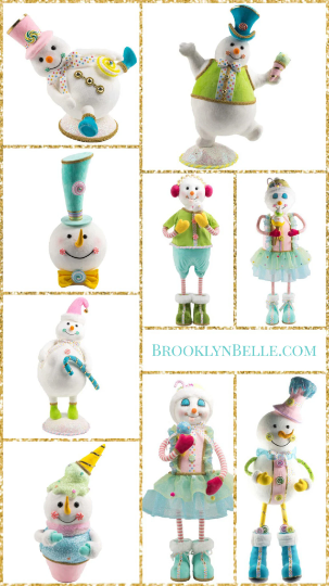 9" December Diamonds Green Double Ice Cream Ornament