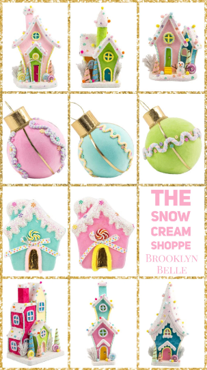4" December Diamonds Blue Macaron Ornament