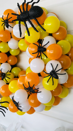 Halloween Candy Corn Wreath