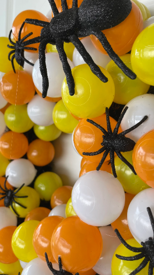 Halloween Candy Corn Wreath