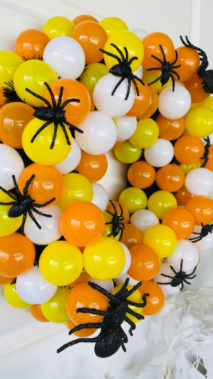 Halloween Candy Corn Wreath