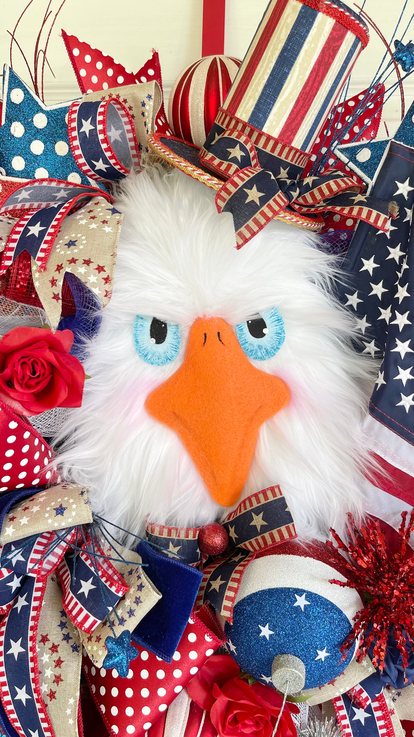 Patriotic Eagle Wreath • Independence Day Wreath