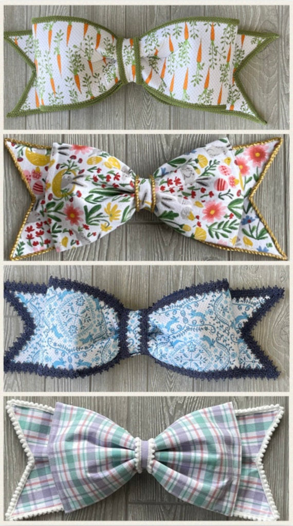 Big Easter Carrot Wreath Bow Attachment