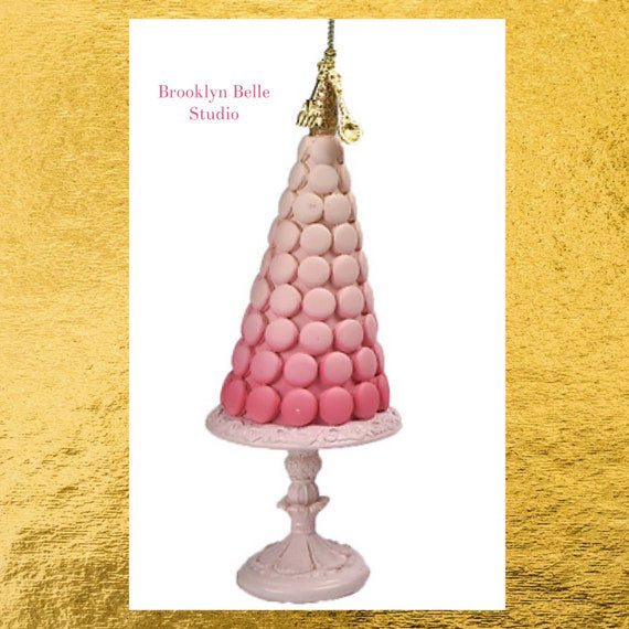 7 Pink Dessert Tree Ornaments