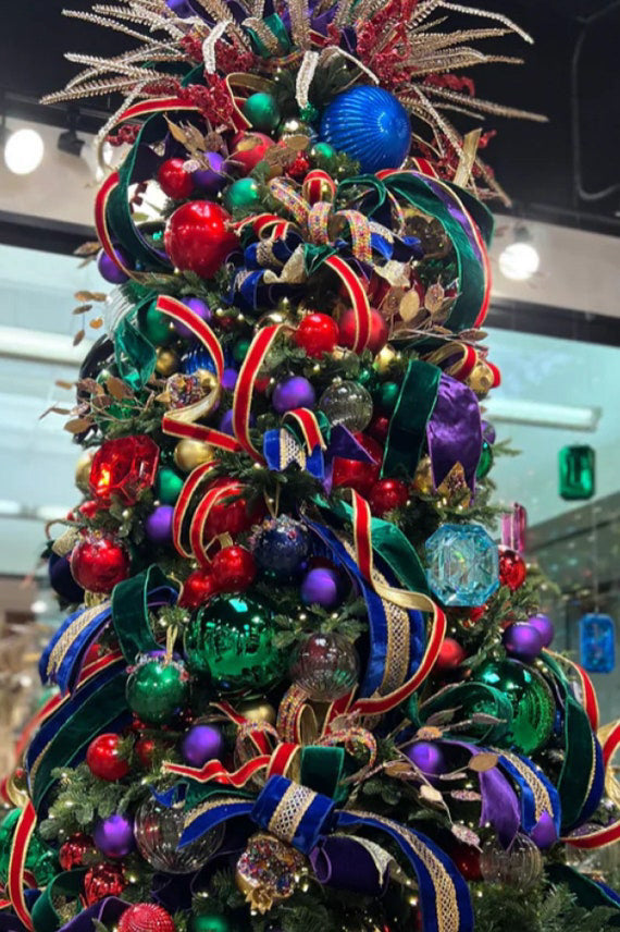 6" Purple Jewel Ornament