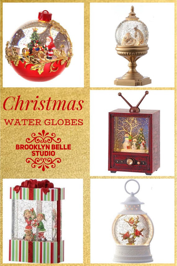 Elf Package Water Globe