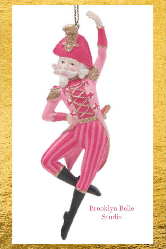 Pink Nutcracker Ornament