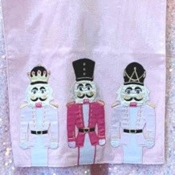 Christmas Pink Nutcracker Table Runner