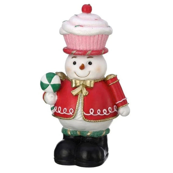 Pastel Sweet Snowman Decor