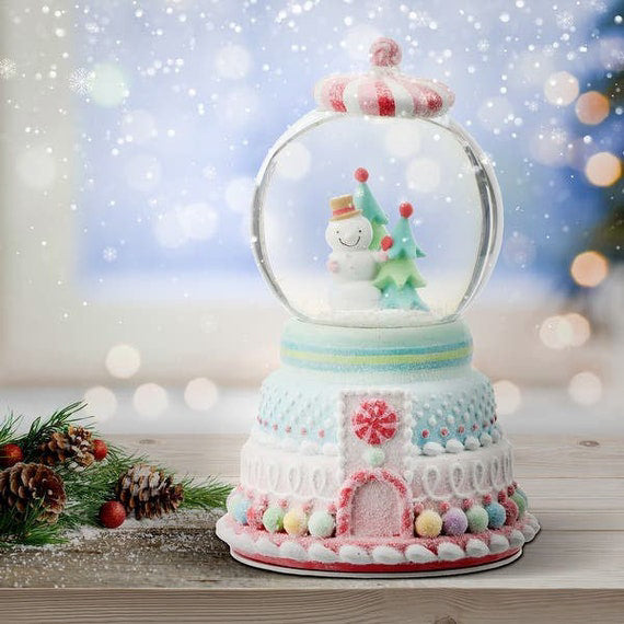 Snowman Musical Christmas Globe