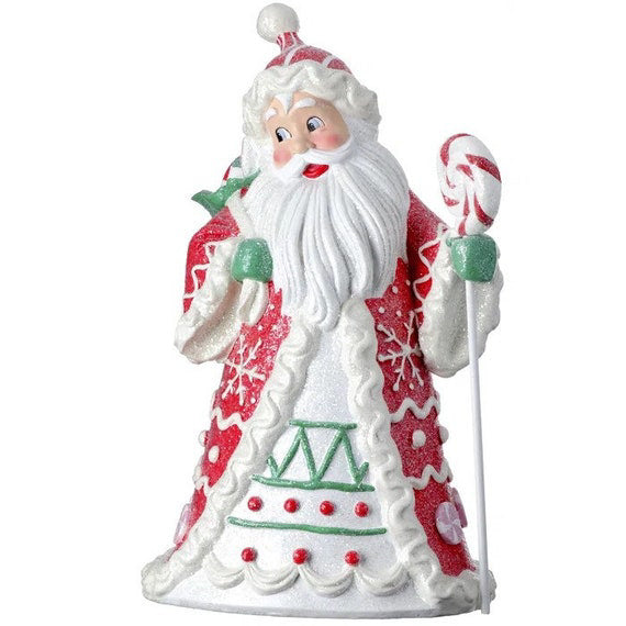 Pastel Santa With Lollipop