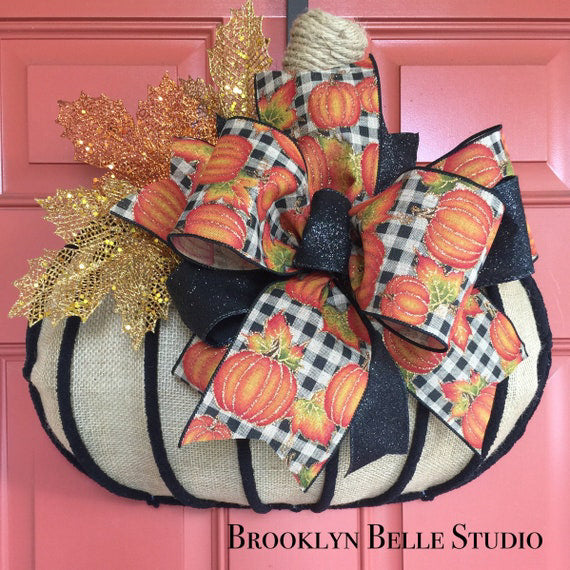 Halloween Pumpkin Pumpkin Shaped Wire Wreath Form 12