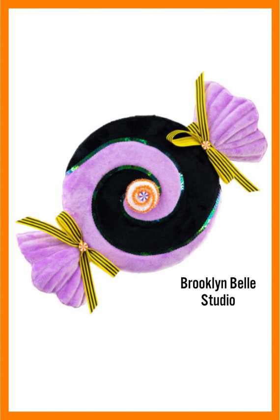 17" Purple Candy Swirl Decorations