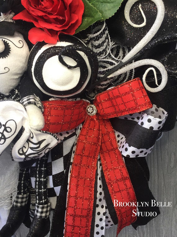 Halloween Wedding Wreath