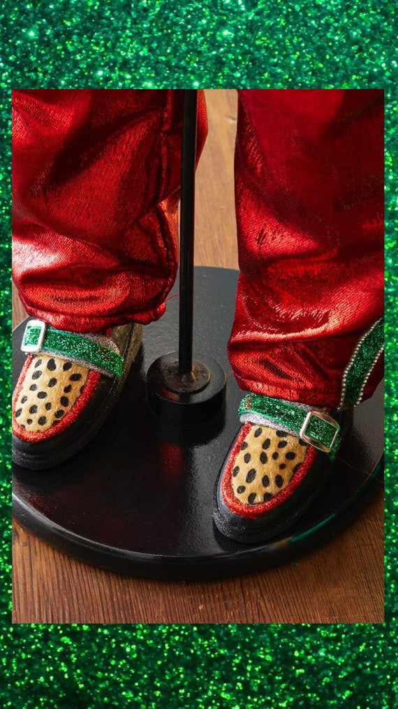 Katherine's Collection Kitschy Merry Kitschmas Kitschy Kingle Santa Doll