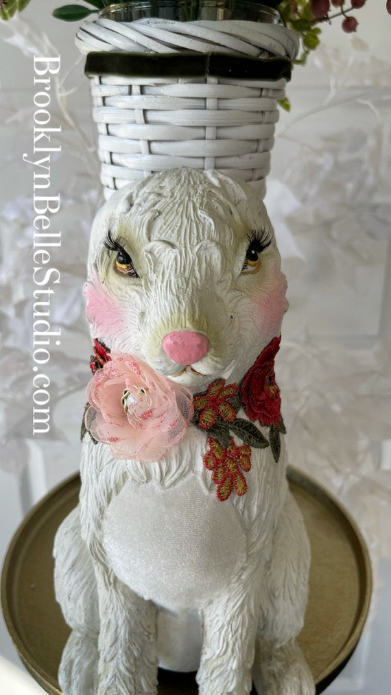 Katherines Collection Luxury Enchanted Bunny Vase