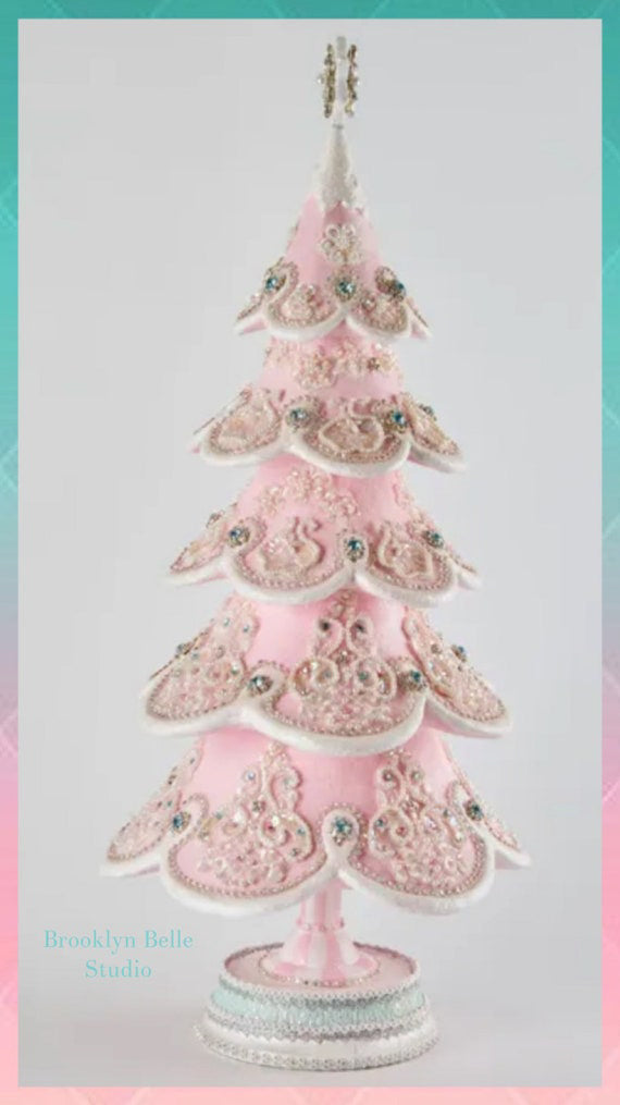 Katherine's Collection Frost and Tenderness Tabletop Tree Katherine's Collection Christmas