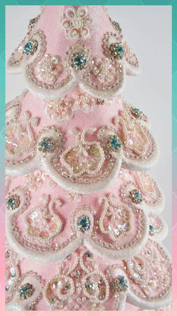 Katherine's Collection Frost and Tenderness Tabletop Tree Katherine's Collection Christmas