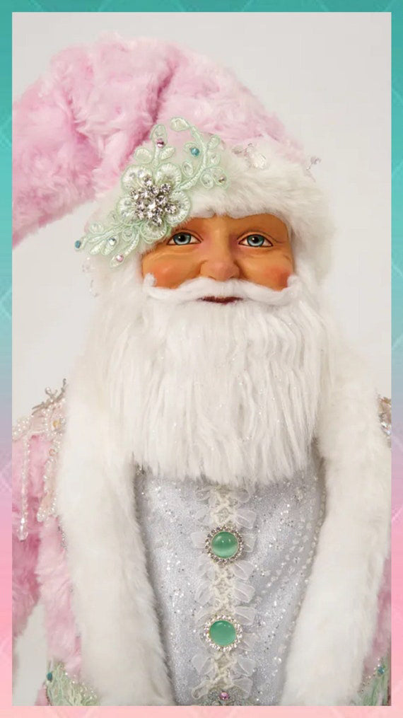 Katherine's Collection 24" Frost and Tenderness Santa Decor Katherine's Collection Christmas