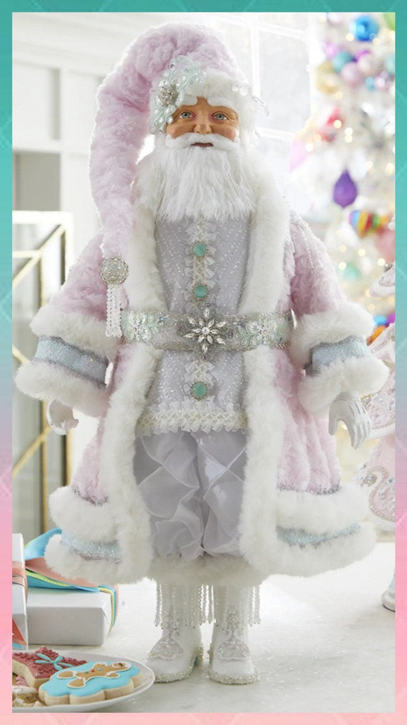 Katherine's Collection 24" Frost and Tenderness Santa Decor Katherine's Collection Christmas