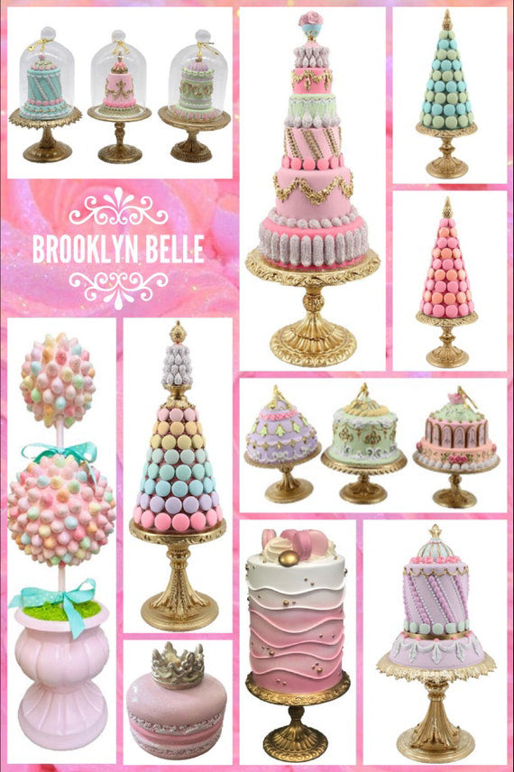 21" Rainbow Macaron Tree