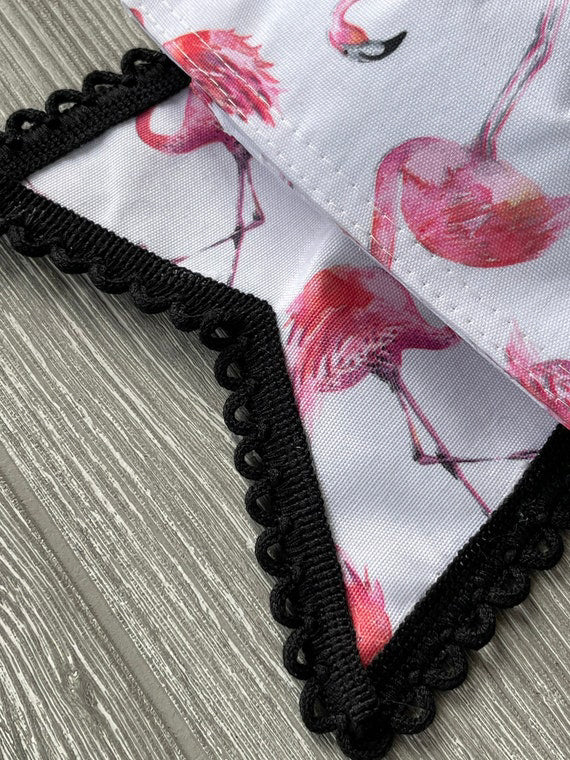 Big Pink Flamingo Wreath Bow Attachment