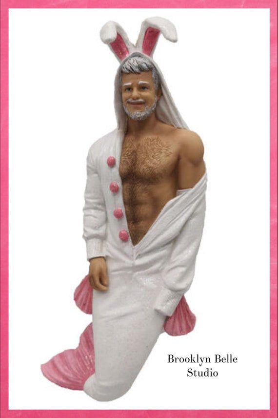 Merman Bunny Ornament