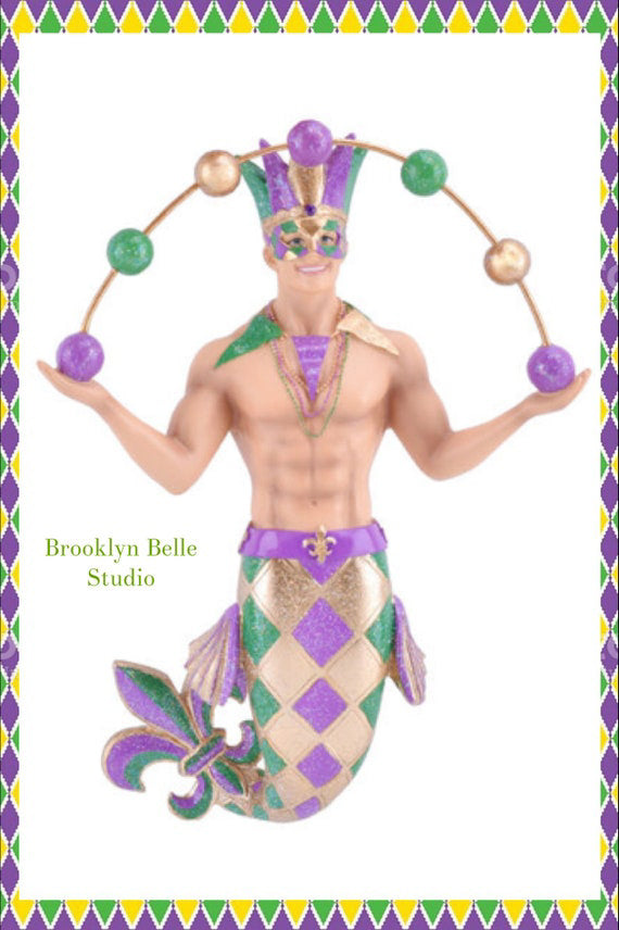 Merman Bunny Ornament