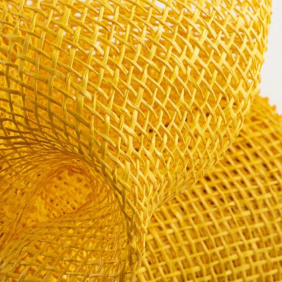 10" Yellow Poly Burlap Mesh