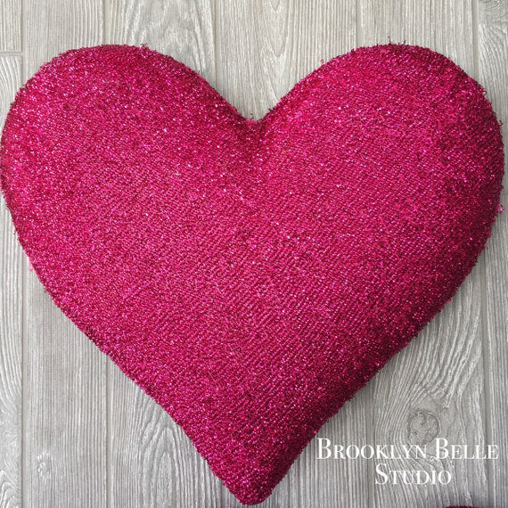 Set Of 3 Large Heart Decor