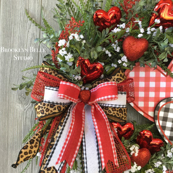 Valentine's Day Heart Wreath