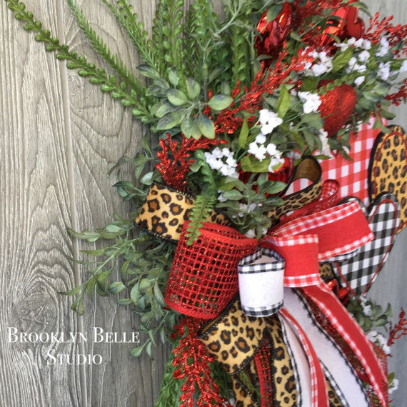 Valentine's Day Heart Wreath